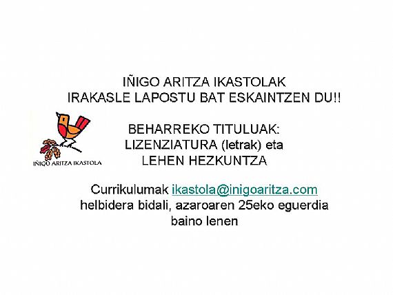 LANPOSTU ESKAINTZA