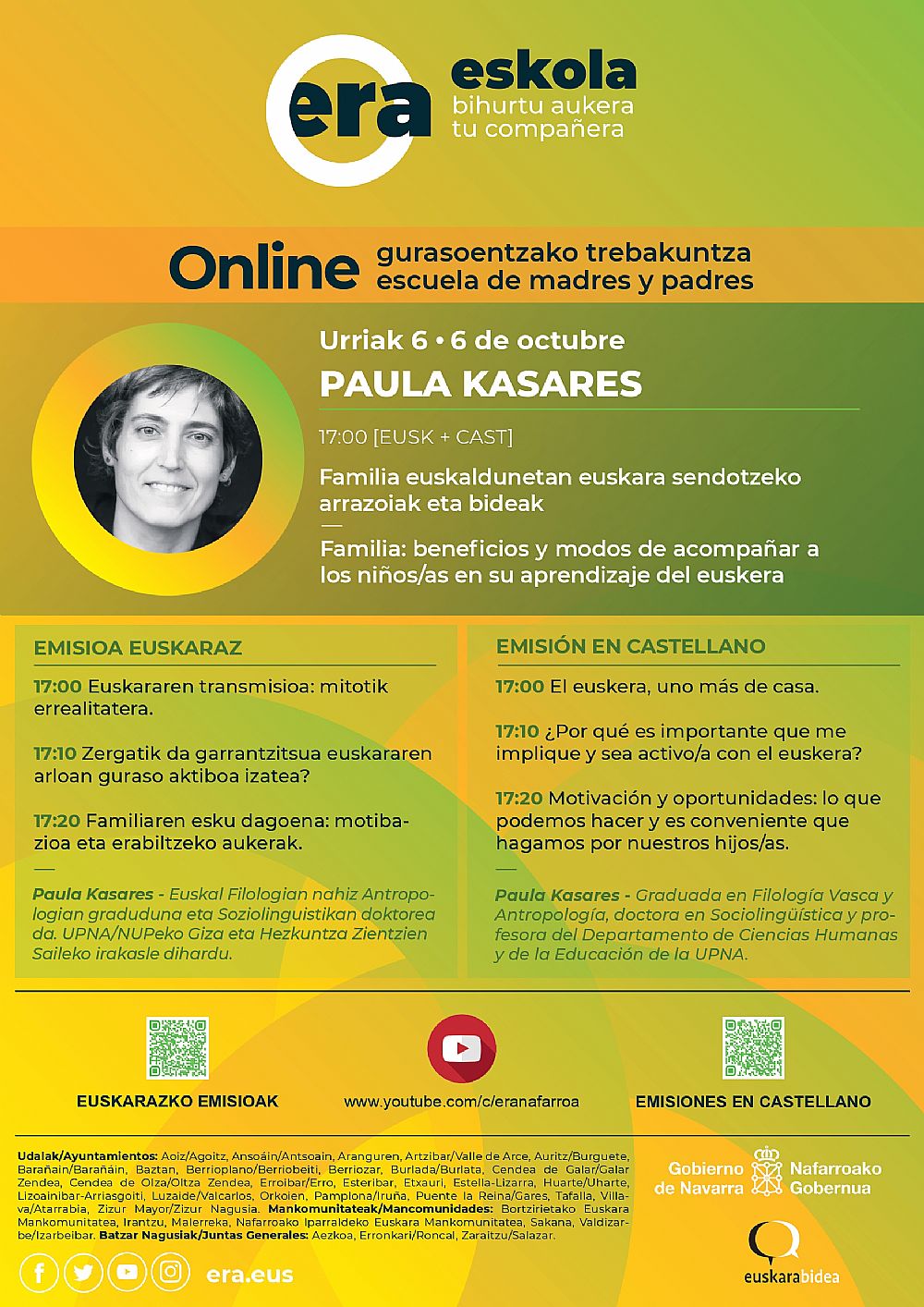 ERA: ONLINE PAULA KASARES