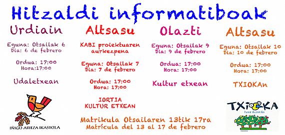 2017-18 BILERA INFORMATIBOAK